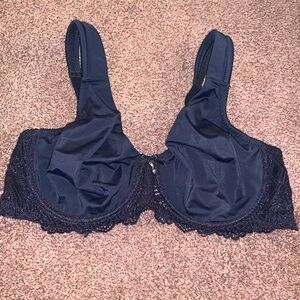 Curve Muse Women's Underwired Lace Bra Size36DD